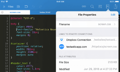 connect textastic ios to vscode ssh