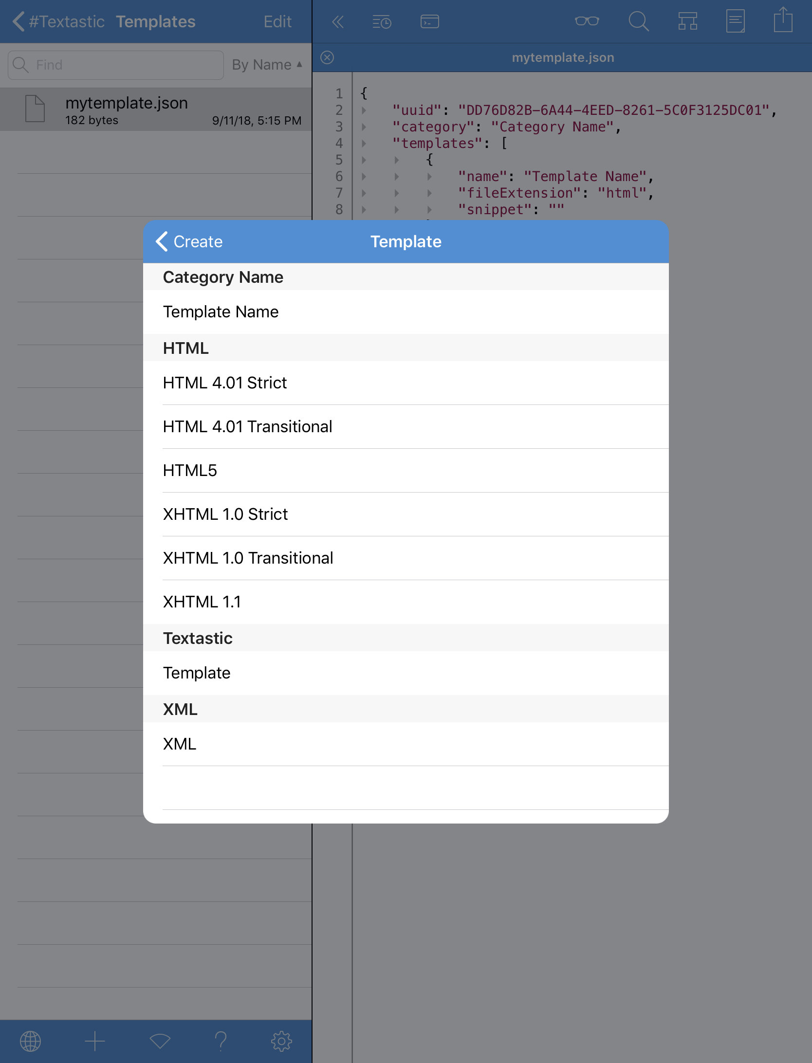 textastic custom syntax highlighting